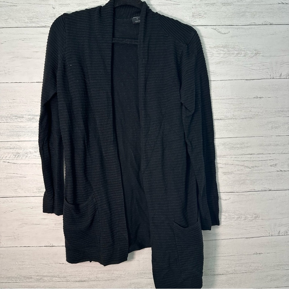 🌈 devotion by Cyrus ribbed open tunic length sweater size large